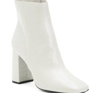 Marc Fisher Croc Heel Booties